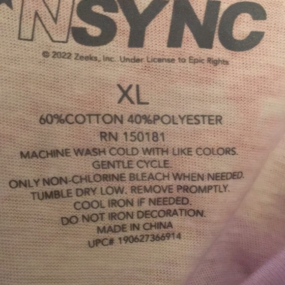 NYSNC Dye-Die Boxy T- shirt - Picture 3 of 3